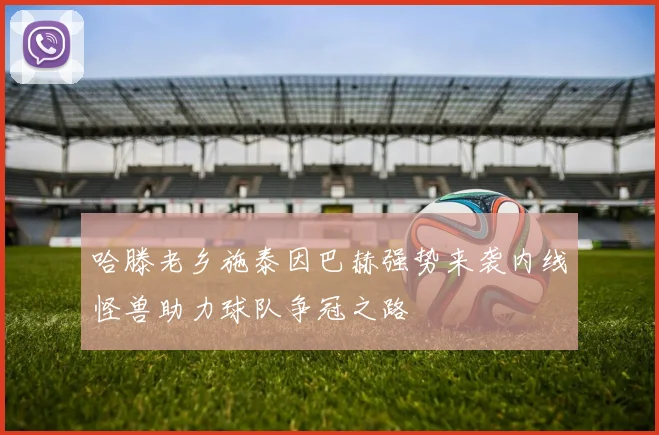 哈滕老乡施泰因巴赫强势来袭内线怪兽助力球队争冠之路